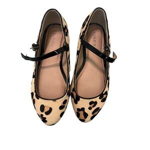 Torrid CowHide Leather Leopard Pattern Flats  9.5W